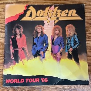 Dokken Authentic Rare World Tour 1986 (USA) - Tour Book